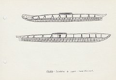 117 Alaska - scheletro di kayak - Isola Nunivak